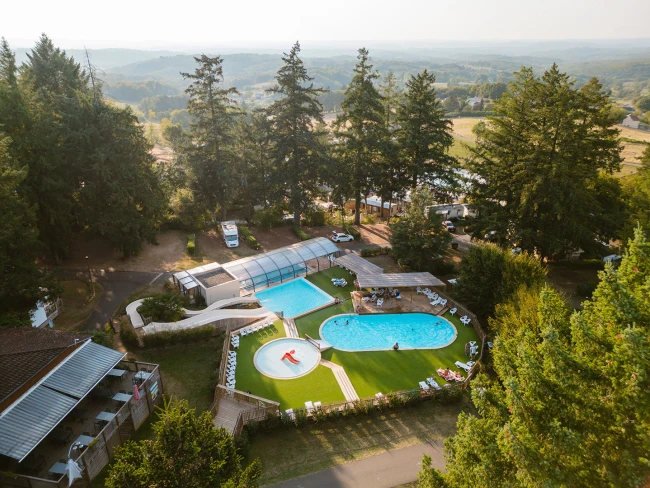 Le Sequoia Drone Bovenaanzicht 