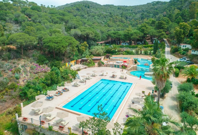 Camping Rosselba Le Palme Pool Loungers