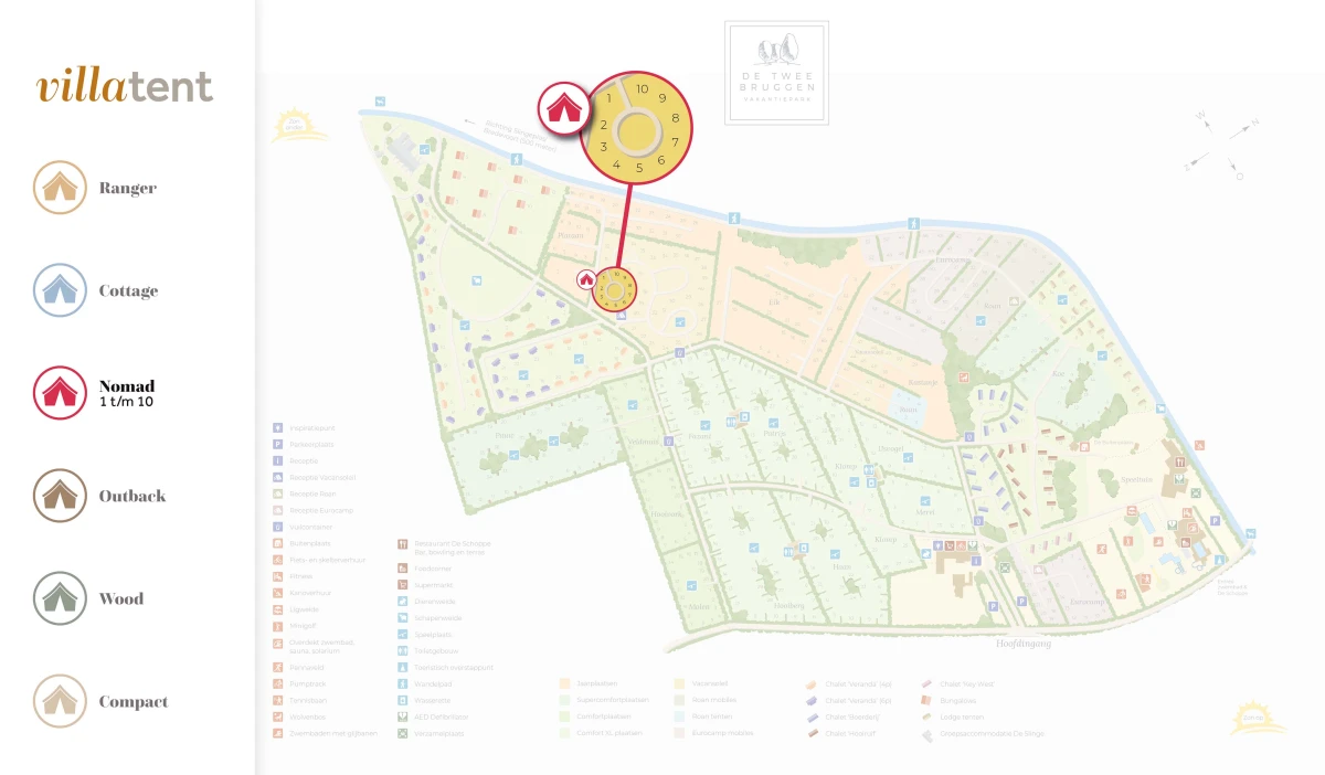 plattegrond-vakantiepark-de-twee-bruggen-2024