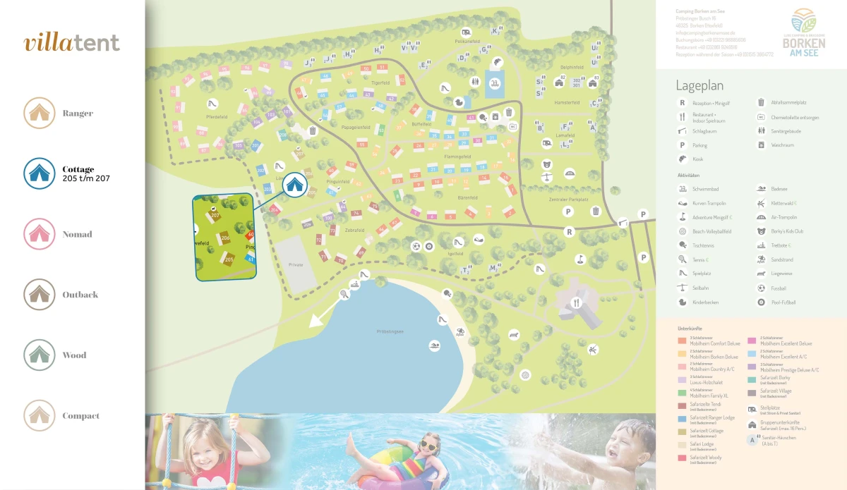 Villatent-Plattegrond-Camping-Borken am See-2025