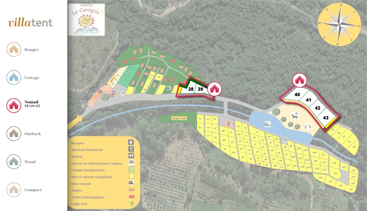 plattegrond-camping-le-canigou-2022